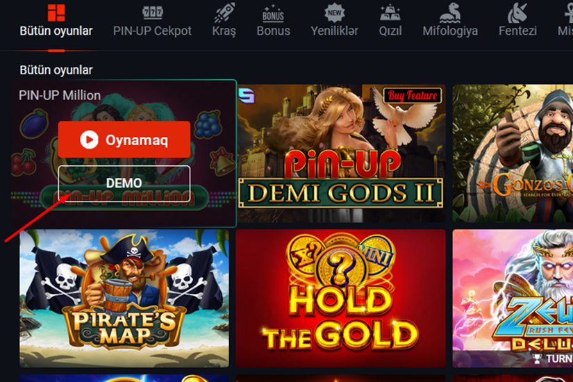 ​Pin Up Casino Azərbaycan